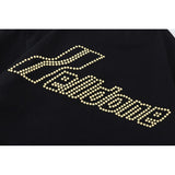 We11 Done T Shirts We11done Vintage Pearl Hot Drilling Craft Summer Men and Women