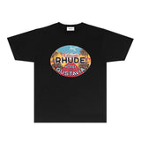 Rhude T Shirts Printed Trendy Pure Cotton