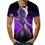 Men and Women Pokemon Pikachu T Shirt 3D Digital Printing Men's Summer T-shirt