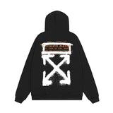 OFF WHITE Hoodie Trendy Street Style Personalized Cotton