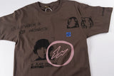 Cpfm T Shirt Letter Print Men's and Women's round Neck Short Sleeve T-shirt