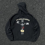 Mens Vintage T-Shirts printed fleece hooded sweater vintage