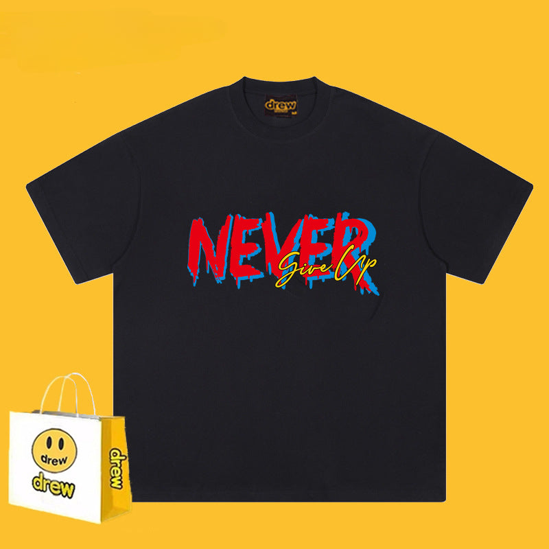 Drew T Shirts Printed Smiley T-shirt Loose