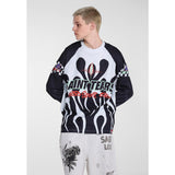Men Long Sleeve Shirt Saint Michael Loose Long Sleeve Shirt