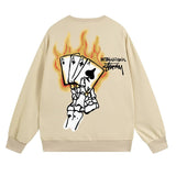 Stussy Sweatshirts Crew Neck Fleece Sweater