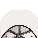 Trendy flat brimmed hat leather brooklynletter