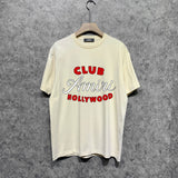 Amiri t shirts hollywood club printing short sleeve