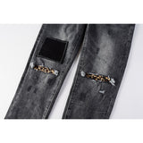 Purple Brand Jeans Pure Cotton High Street Trend #9102