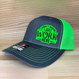 Trendy flat brimmed hat adjustable sunshade