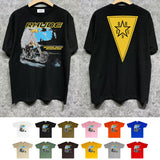 Rhude T Shirts Printed Trendy Pure Cotton