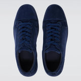 Louboutin-style red bottom shoes red bottom shoes cl suede leather low-top luxury brand sneakers fashion genuine leather dark blue casual shoes
