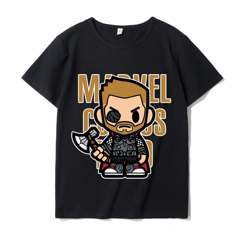 Marvel T Shirt T-shirt Men's Iron Man Killer Short Sleeve