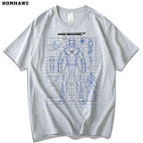 Marvel T Shirt Anime Cartoon Short Sleeve T-shirt Men and Women Loose plus Size