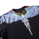 Marcelo Burlon T Shirtmb Wings Pattern Star Same Style Men and Women