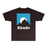 Rhude T Shirts Printed Trendy Pure Cotton