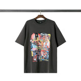 We11 Done T Shirts Oil Painting Poster Graffiti T-shirt Men and Women