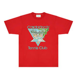 Casablanca T Shirts Fashion Print Street