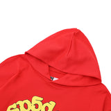 Sp5der Hoodie Cobweb Puff Print Pure Cotton