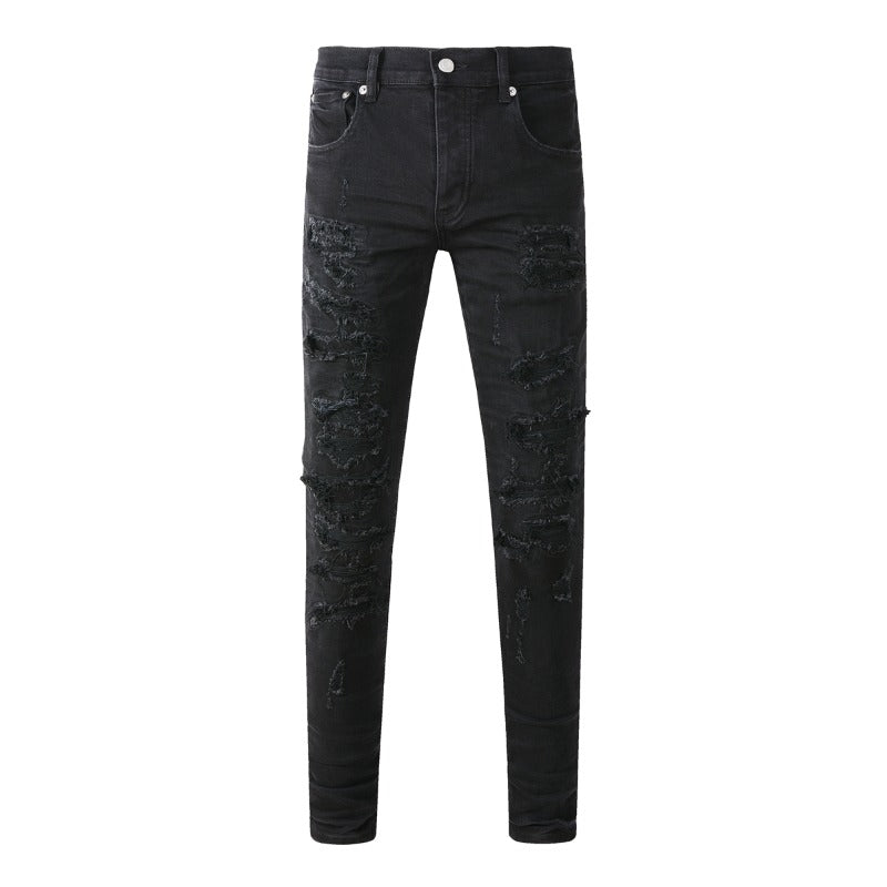 Purple Brand Jeans Pure Cotton High Street Trend #9108