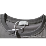 Marilyn Manson T Shirt Lightning Distressed T-shirt Men and Women Short Sleeve Loose