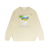 Casablanca Long sleeve T-shirt Fashion Multi-Colour Crew Neck Loose