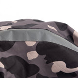 Shark Print Coat Autumn And Winter Men'S Casual Camouflage Shark Head Lightweight Warm Hooded Cotton Coat Jacket