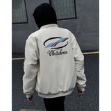 Unisex Baseball Jersey We11done Simple Loose Casual Jacket