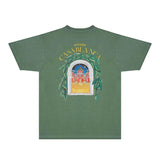 Casablanca T Shirts Fashion Print Street