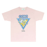Casablanca T Shirts Fashion Print Street
