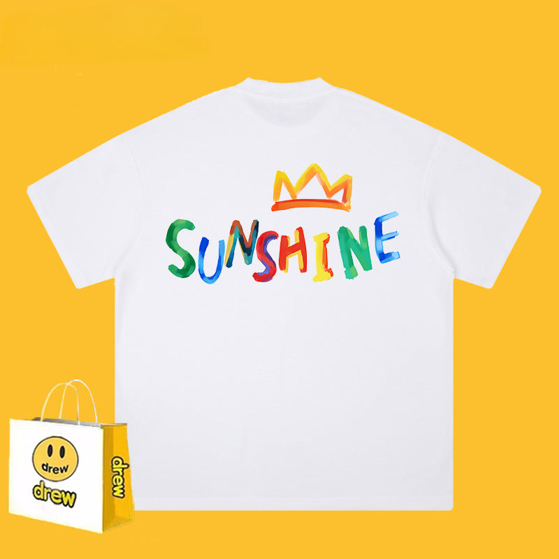Drew T Shirts Short-Sleeved Clothes Heavy Weight