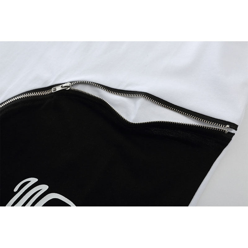 We11 Done T Shirts Zipper Decorations Cotton Same Style for Men and Women
