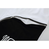 We11 Done T Shirts Zipper Decorations Cotton Same Style for Men and Women