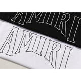 Amiri T Shirts Fashion Print Couple High Street