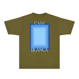 Casablanca T Shirts Fashion Print Street