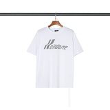 We11 Done T Shirts Logo Lettered Casual Loose Cotton Men and Women Same Style