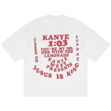 Jesus Is King T Shirt Cpfm Kanye Loose Men's Short Sleeve T-shirt Women