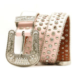 Hip-hop punk rhinestone belt punk sweet cool style