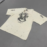 Men Vintage T-Shirts Saint Michael "Jesus" Portrait Tee