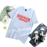 Stranger Things T Shirt Letter Print Short-Sleeve T-shirt Women's Bottoming Shirt