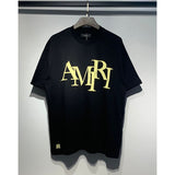 Amiri T Shirts Fashion Print Couple High Street
