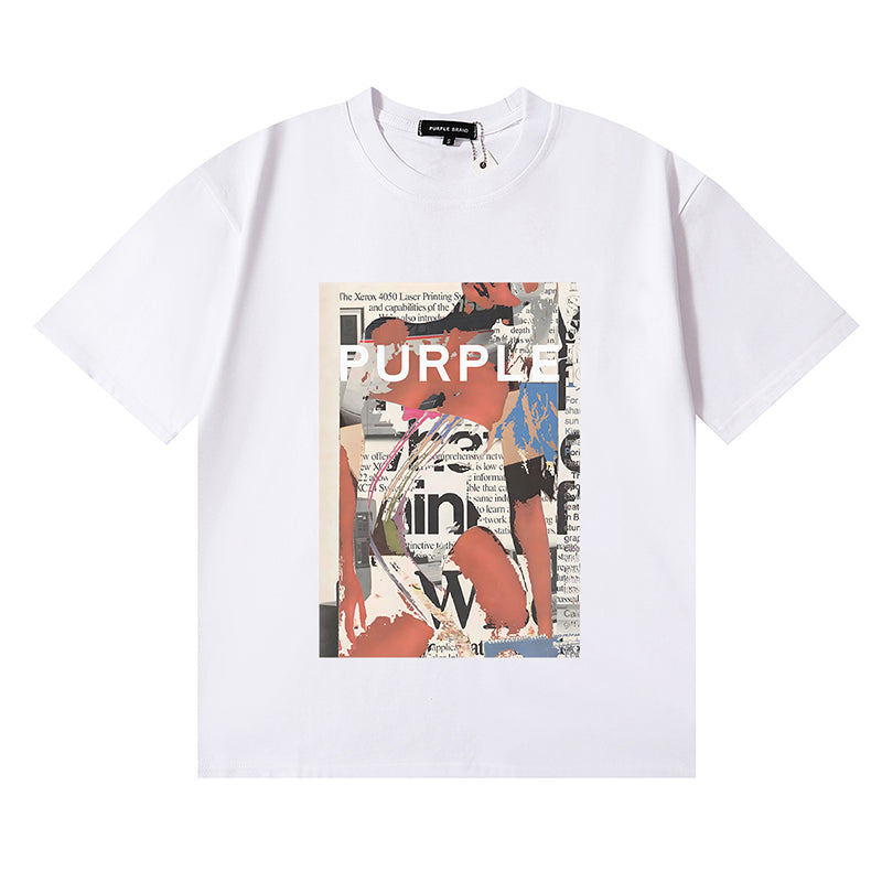 Purple Brand T Shirts Men's and women's casual tops