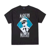 Marilyn Manson T Shirt Hip Hop T-shirt Couple