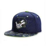 Trendy flat brimmed hat holding cigarette for sunshade