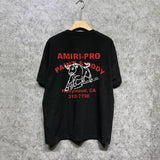 Amiri t shirts bull printing short sleeve