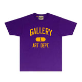 Gallery Dept T Shirt Retro Printed Loose Short-Sleeved Shirt