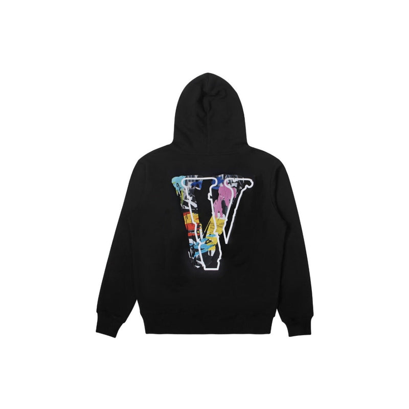 Vlone Hoodie Autumn and Winter Color Pot Graffiti Printing