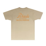 Rhude T Shirts Printed Trendy Pure Cotton