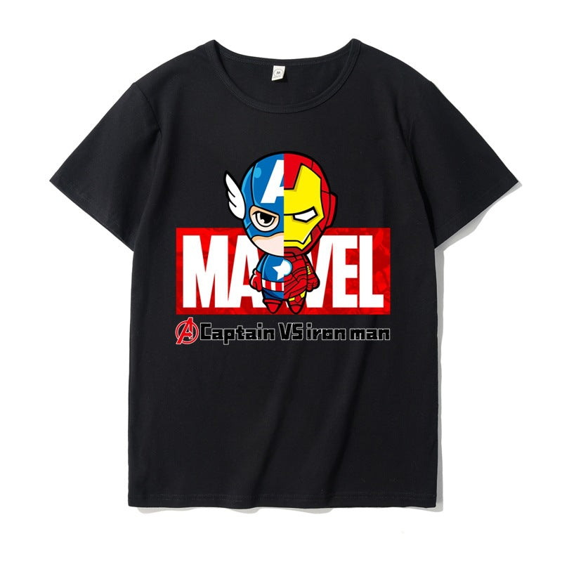 Marvel T Shirt Avengers T-shirt Short Sleeve