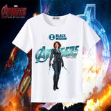 Marvel T Shirt Clothes Men's Marvel Movie Iron Man Short Sleeve T-shirt