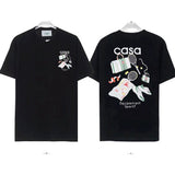 Casablanca T Shirts Rainbow Gate Alphabet